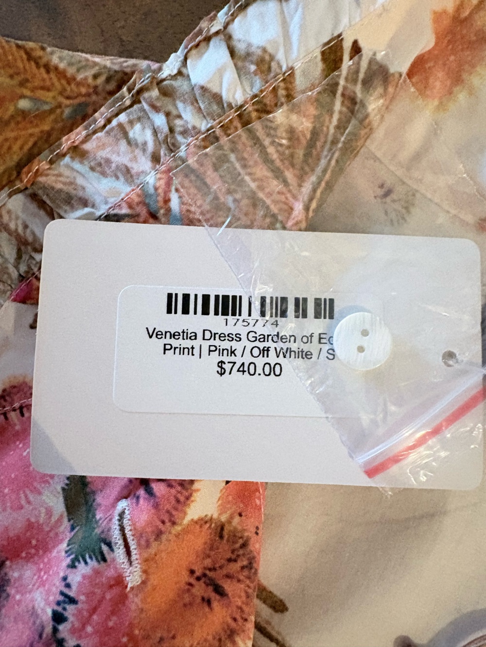 NWT Thierry Colson France Venetia Dress
Garden of Eden Pink Floral Size Small S - Picture 14 of 16